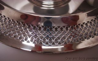 Tiffany Co Makers Sterling Silver Cake Pastry Serving Tray