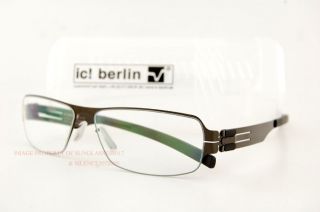 Brand New IC Berlin Eyeglasses Frames Model MUT Color Gunmetal for Men