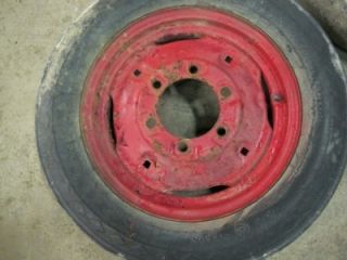 IH Farmall 140 Tractor Front Tires Rims 5 00 15  2562