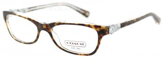 Coach HC 6014 Elise 5049 Tortoise Crystal Womens Eyeglasses