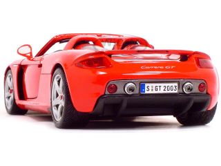 Porsche Carrera GT Red 1 18 Scale Diecast Model