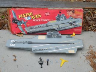 Mattel Flying Aces Attack Carrier Flagship Dated 1975