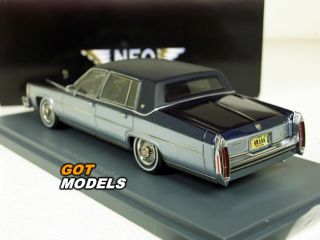 Cadillac Fleetwood Brougham 1980 1 43 Scale Model by Neo Blue 43556