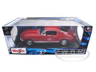 Brand new 118 scale diecast model of 1967 Ford Mustang Fastback GTA
