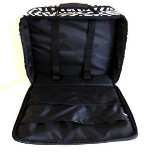 16 Computer Laptop Briefcase Rolling Wheel Luggage Upright Padded Bag