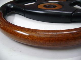 Momo Wood Half Leather Original Steering Wheel