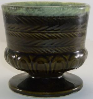 Vintage Hull Art Pottery Green FTD Planter F84 as Is
