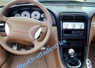 2005 2013 Mustang Polished Billet Aluminum Mirror Adjust Bezel