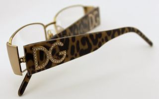 Dolce Gabbana D G 1143B Crystal Eyeglasses Glasses Frames New Italy