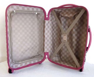 PC Luggage Set Hard Rolling 4 Wheels Spinner Upright Travel Floral