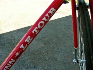 Vintage 1974 Schwinn Le Tour 10 Speed Road Bike Red Clean Original