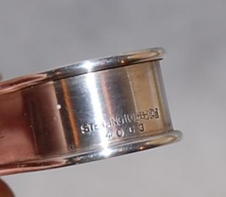 Sterling Silver Napkin Ring Hazel Blackinton Co