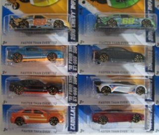 Hot Wheels Faster Than Ever 16 Car Complete 2012 Factory Hologram