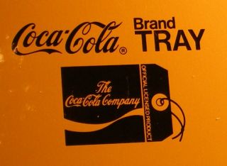 Coca Cola Christmas Tray Dated 1986 Marked Coca Cola