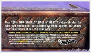 100 Hot Wheels Haulin Heat ★ Classic Auto Transport Truck Trailer