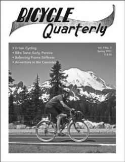 Vintage Bicycle Quarterly Vol 8 9 Herse Singer Bilenky Ellis 650B
