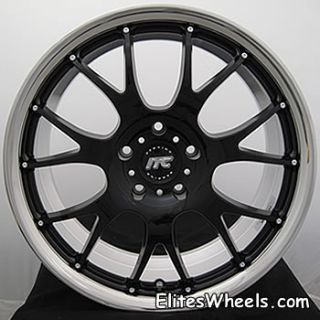 19 Staggered Black Rims ITC by Rays Engineering 5x120 BMW 330 328 323