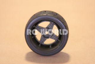 RC 1 10 Car Tires Wheels Rims Package Kyosho Tamiya HPI Gold 4 Star