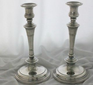 Kirk Son Sterling Silver Candlesticks 10T