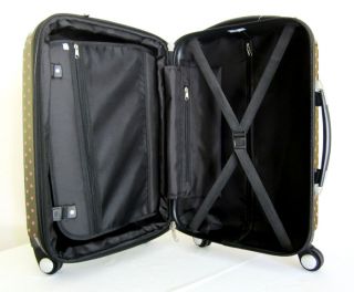 Piece Luggage Set Hard Rolling 4 Wheels Spinner Travel Bag Polka