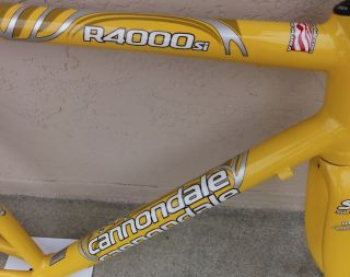 Cannondale CAAD6 Frame BB30 Time Carbon 56cm Yellow