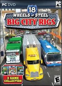 18 Wheels of Steel Big City Rigs PC DVD 3 Truck Driving Rig Simulation
