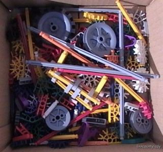 Mixed Lot KNEX KNEX Building Toy Rods Wheels Connector