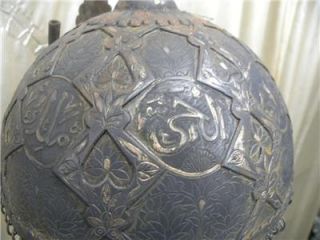 Indo Persian Islamic Demon Devil Face Battle Warrior Helmet Koran