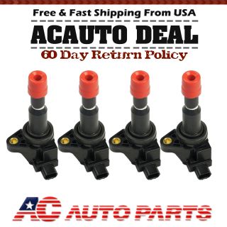 New Ignition Coil Pack 2007 2008 HONDA FIT 1.5L 4 Cyl Set of 4