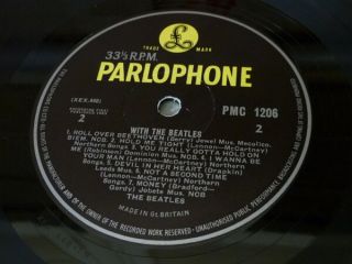 The Beatles with The Beatles 1963 1st Press Factory Sample Mono LP