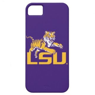 Tiger Over LSU   Gold iPhone 5 Cover