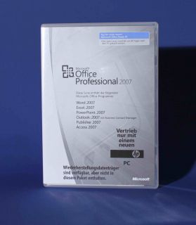 Microsoft Office 2007 Professional  Deutsch   Rechnung