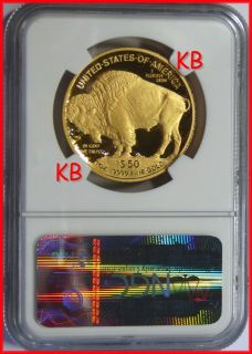 EXTREMELY RARE 2008 W $50 GOLD BUFFALO NGC PF70 EARLY RELEASES