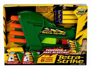 BuzzBee Tetra Strike   Gun Schaumstoff Dart Blaster   Dartblaster