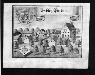 1723   Plöcking Falkenberg Rottal Inn Kupferstich Wening