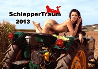 KALENDER GIRL SCHLEPPER TRAKTOR SCHLEPPERTRAUM 2013 NEU