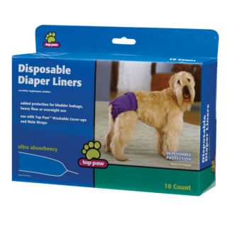 Top Paw™ Disposable Diaper Liners   House Training   Dog