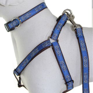 Lola & Foxy Step In Dog Harnesses   Blue Hugs	   Harnesses   Collars, Harnesses & Leashes