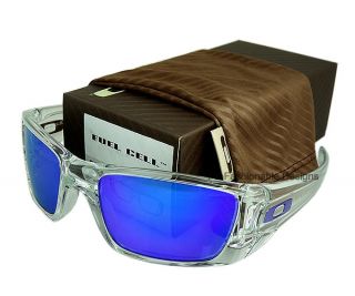 NEW 2012 OAKLEY FUEL CELL POLISHED CLEAR / VIOLET IRIDIUM OO9096 04