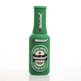 Beer Bottle Design Green 4GB/8GB/16GB USB Flash Memory Pen Drive Stick