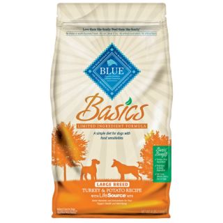Dog Food BLUE Basics Limited Ingredients Turkey & Potato Large Breed Dog Food