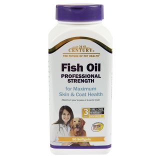 Dog 21st Century Professional Strength Fish Oil Softgels for Dogs