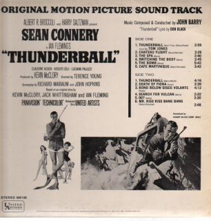 LPJohn Barry,James Bond   Thunderball (United Artists)