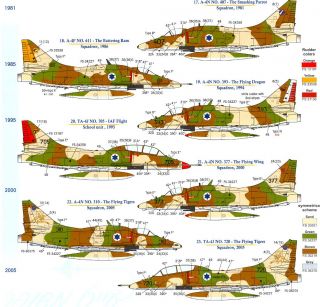 Skys Decals 1/72 DOUGLAS A 4 SKYHAWK AYIT Israeli Air Force