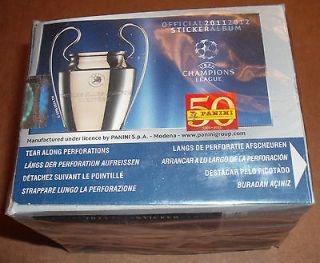 PANINI UEFA Champions League 2011 2012 Sticker Box 50 Packs New