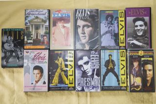 Elvis Presley VHS Video kleine Sammlung 11 Stück