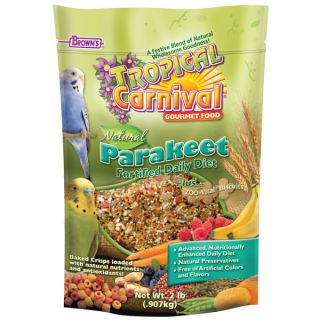 Brown's Tropical Carnival Fortified Daily Diet Plus ZOO Vital Biscuits   Food   Bird