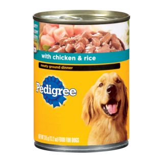 PEDIGREE Complete Nutrition Choice Cuts Meaty Ground Dinner with Chicken and Rice Canned Adult Dog Food   Food   Dog