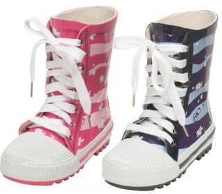 Up Wellies Pink Blue Boys Girls Childrens Size 8 9 10 11 12 13 1 2 3
