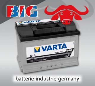 VARTA Black Dynamic Autobatterie E13 12V / 70Ah *NEU*